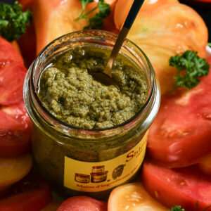 Sauce olive et persil